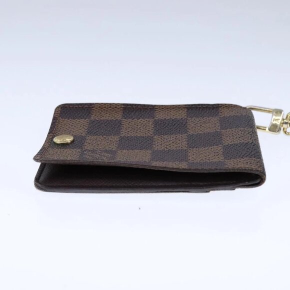 LOUIS VUITTON Damier Ebene Porte Cartes ID Bandouliere Case - Picture 5 of 14